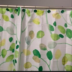 Green Leaf Shower Curtain